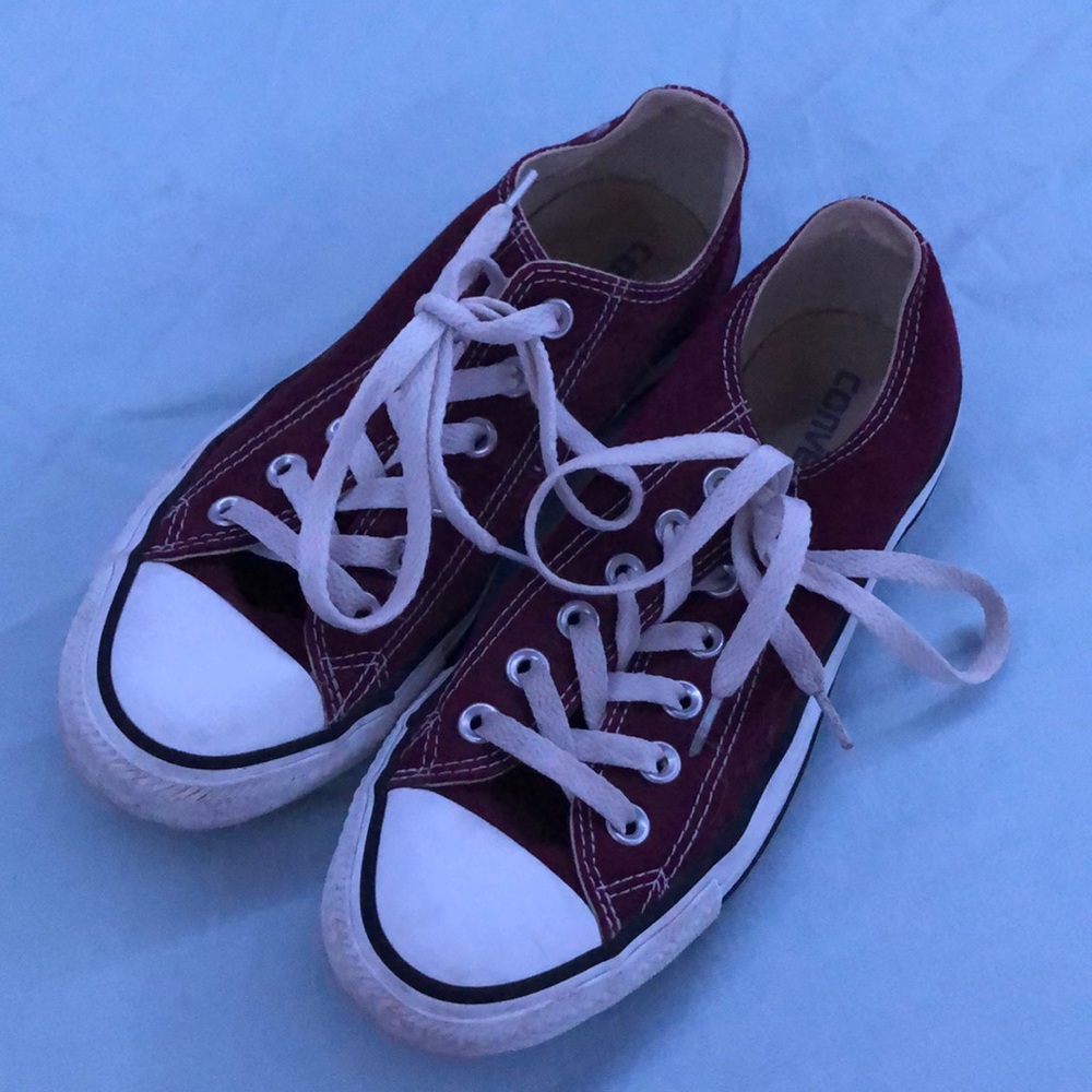 Maroon Converse